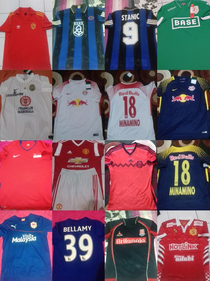 #Jersey4sale
Spain S 300
Stanic M 500
Liege XL fit L 300
Hellas Verona XLB 68-69x50 300
Minamino, szoboszlai XLB 68-69x50 500
MU XLB 70x50 + celana S 400
Mexico XLB 69x49 200
Bellamy S 250
Singapore L 200
Kelantan M 150
Stoke S 200
Wa 08990175666 <a href="/jersey_ciamikk/">Follow IG @Jerseyciamik</a> <a href="/Jerseyforum/">The OG Indonesian Blokecore</a>