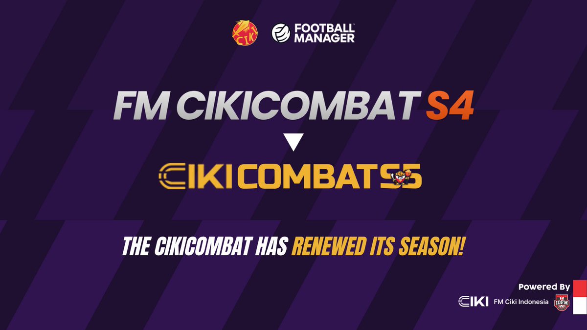 FM CIKI COMBAT ๐ (@fmcikicombat) on Twitter photo โ๐๐ถ๐ฆ๐ด๐ด ๐ธ๐ฉ๐ฐ'๐ด ๐ฃ๐ข๐ค๐ฌ, ๐ฃ๐ข๐ค๐ฌ ๐ข๐จ๐ข๐ช๐ฏ?
๐๐ช๐ฌ๐ช'๐ด ๐ฃ๐ข๐ค๐ฌ, ๐ต๐ฆ๐ญ๐ญ ๐ข ๐ง๐ณ๐ช๐ฆ๐ฏ๐ฅโ ๐ถ
๐ฅ A NEW SEASON IS COMING! ๐ฅ
Get ready for CIKI COMBAT Season 5๐
The hottest Football Manager competition is about to begin!
๐
Stay tuned for more details!
#FootballManager โ๐๐ถ๐ฆ๐ด๐ด ๐ธ๐ฉ๐ฐ'๐ด ๐ฃ๐ข๐ค๐ฌ, ๐ฃ๐ข๐ค๐ฌ ๐ข๐จ๐ข๐ช๐ฏ?
๐๐ช๐ฌ๐ช'๐ด ๐ฃ๐ข๐ค๐ฌ, ๐ต๐ฆ๐ญ๐ญ ๐ข ๐ง๐ณ๐ช๐ฆ๐ฏ๐ฅโ ๐ถ
๐ฅ A NEW SEASON IS COMING! ๐ฅ
Get ready for CIKI COMBAT Season 5๐
The hottest Football Manager competition is about to begin!
๐
Stay tuned for more details!
#FootballManager