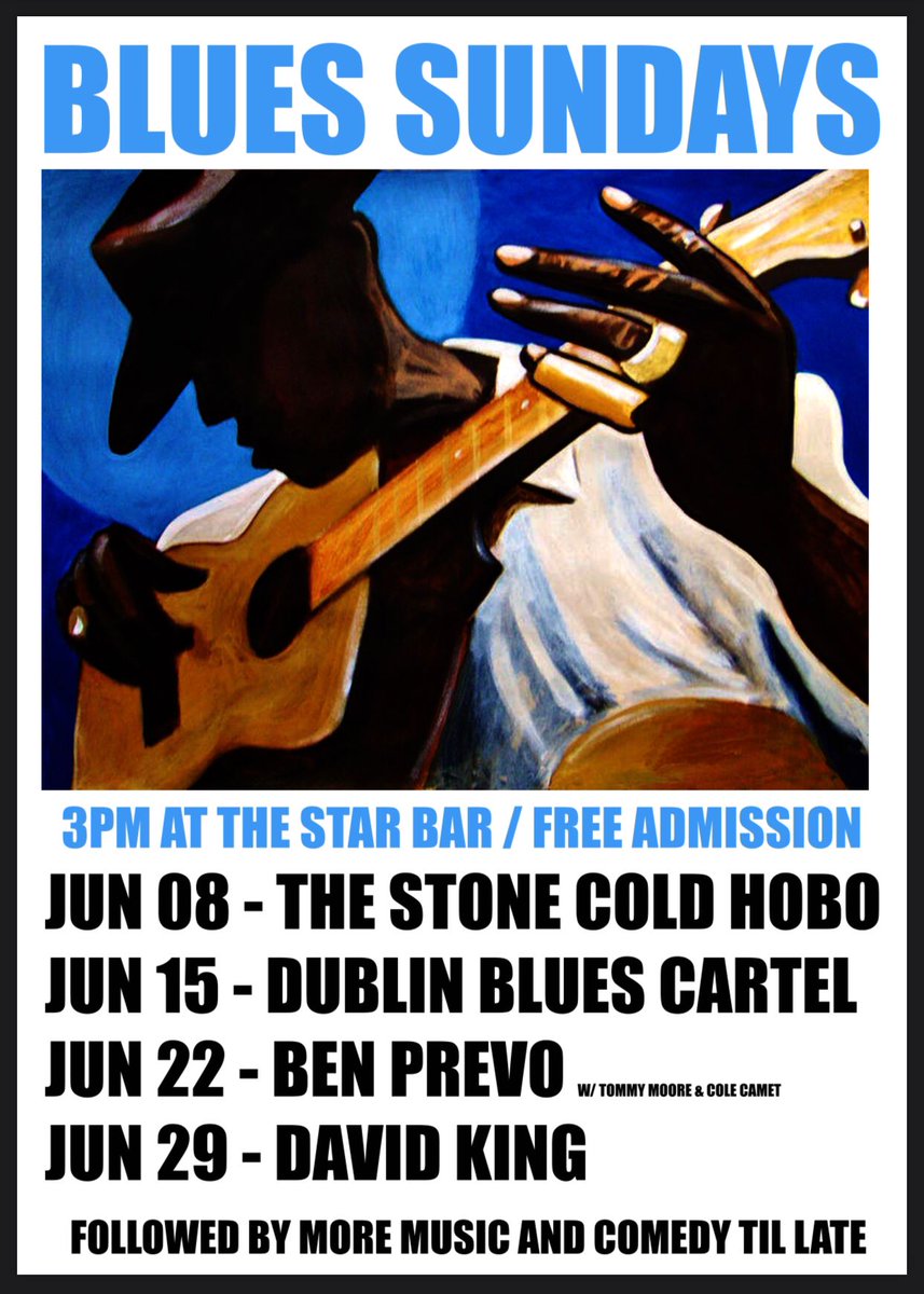 David King (@davidkingblues) on Twitter photo Im playing <a href="/thestarbar/">thestarbar</a> Dublin tomorrow at 3pm. free in and all are welcome!!! Ger there early for a seat! Im playing <a href="/thestarbar/">thestarbar</a> Dublin tomorrow at 3pm. free in and all are welcome!!! Ger there early for a seat!