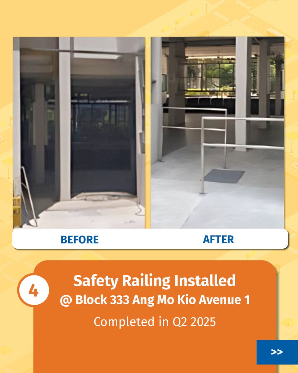 Over the past 6 months, we've been hard at work improving our estate. Recent upgrades include railings and handrails, with more improvements expected to be completed by end 2025. We hope these upgrades make Teck Ghee a better home for all! – LHL facebook.com/share/p/1AvQ54…