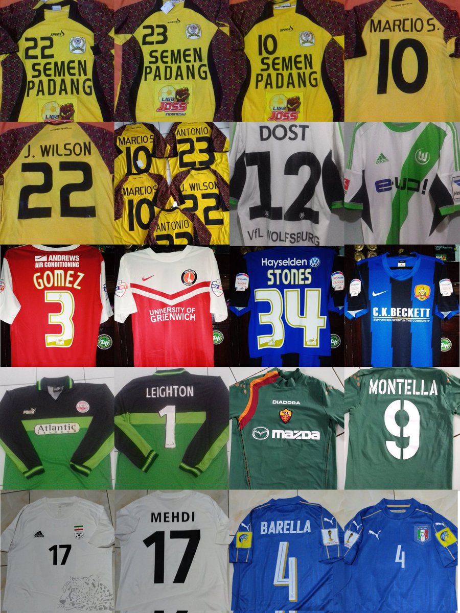 #Jersey4sale
Semen Padang  S 600 baru bnwt
Dost S 400
Gomez L 250
Stones sold
Aberdeen M 900
Montella sold
Iran Taremi M 600
Barella sold
Wa 08990175666 <a href="/jersey_ciamikk/">Follow IG @Jerseyciamik</a> <a href="/jerseycadangan/">Jersey Cadangan</a> <a href="/jerseysneil/">#lelangsneil</a> <a href="/MatminyaJersey_/">Matminya Jersey</a> <a href="/mycorner_jersey/">Mycorner_jersey</a> <a href="/Jerseyforum/">The OG Indonesian Blokecore</a> <a href="/LennonNMe/">LNM</a>