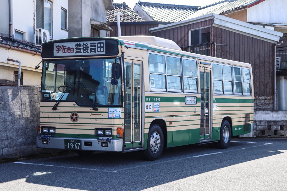 大交北部バスTH666    大分22か19-67
U-RJ3HJAA(95年式)
日野レインボー