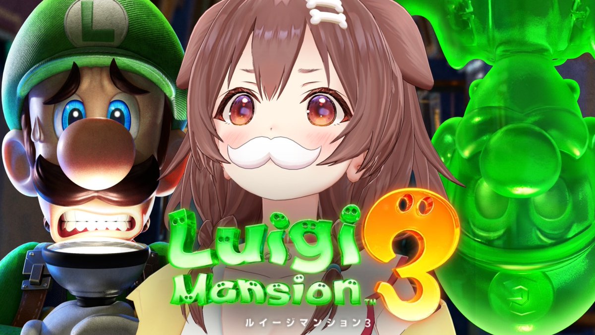 @inugamikorone: ⏰23:00⏰ Today is a nighttime day~✌️😃 Play Luigi's Mansion 3! ! ! ▶️ youtube.com/live/xArSPjn4f… #Koro-san now streaming