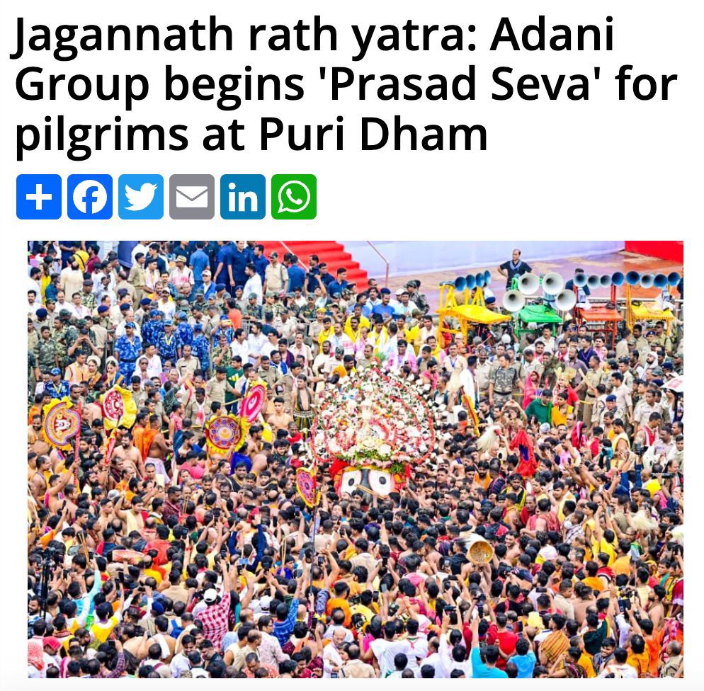 Mandir ki dehleez se leke sadak tak, #SevaHiSaadhnaHai jo bhakton ka dhyan rakhe.