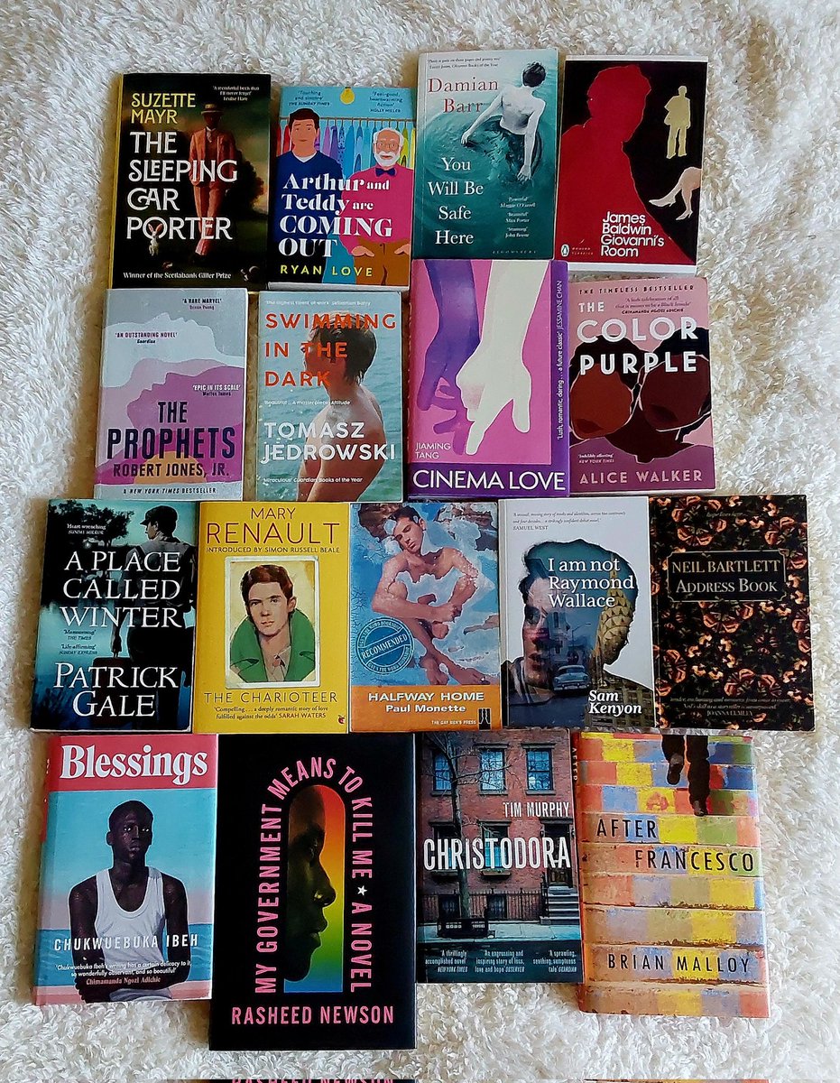Over the remaining days of #PrideMonth I'll be sharing collections of my favourite Queer books spanning different genres, so there is something for everyone

Great to pick up now, but these stories are for life, not just for Pride 🌈