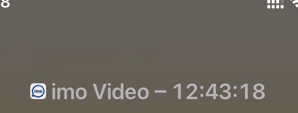 Ин кейс - видео звонок на 12 часов 43 минуты.