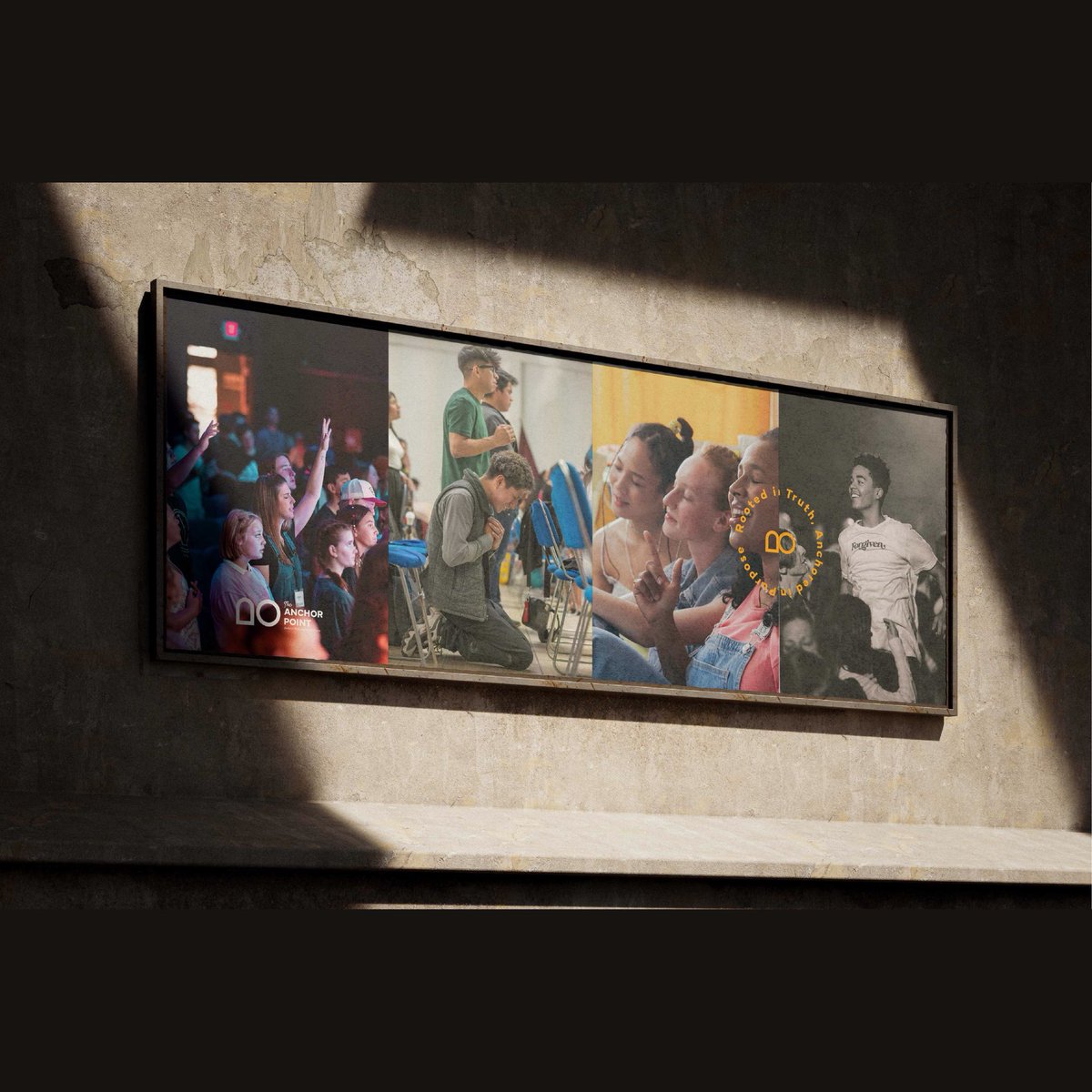 Designhiveinc's tweet image. What if a tombstone became a symbol of resurrection?
For The Anchor Point, we crafted a brand identity rooted in Hebrews 6:19—where Alpha &amp;amp; Omega become visual metaphors for hope, purpose, and faith.
Design that preaches. #BrandDesign #FaithInDesign