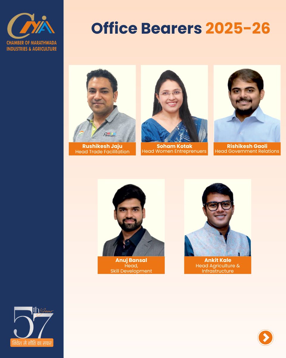 Congratulations to all the newly elected OB members!
This year, we embark on a journey of purpose and progress — “निवेश से नीति का सफर!”
Here’s to leadership that listens, acts, and transforms. Wishing you all a remarkable tenure ahead! 🌱✨