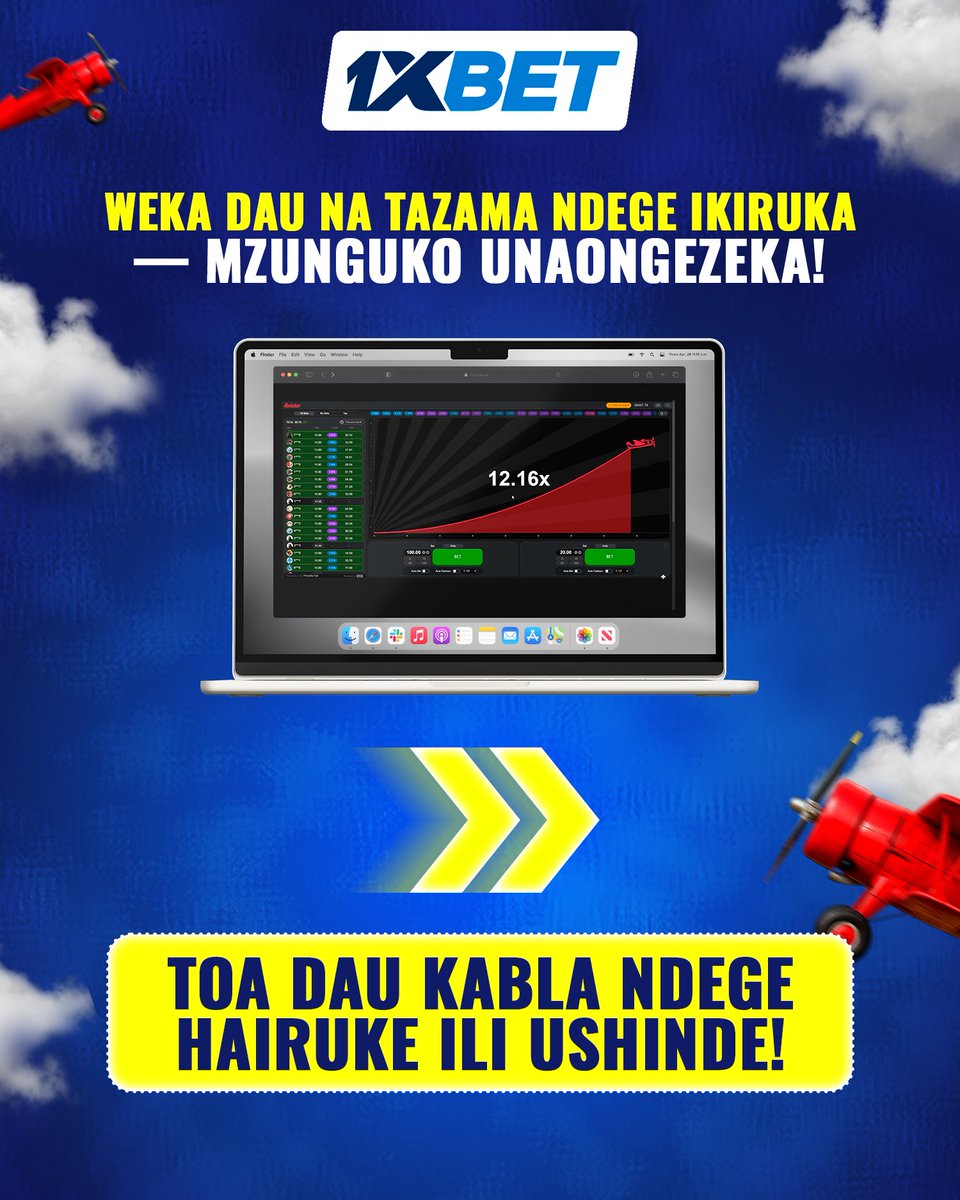 1xbet_co_tz's tweet photo. βοΈ Aviator β mchezo maarufu ambapo muda na uharaka ni kila kitu! β³
Kwa wale wanaopenda kujaribu bahati zao na kushuhudia mpunga ukiongezeka π
Umeujaribu tayari? π Tuambie kwenye maoni! π
#1xBet #Aviator #Maelekezo #Mchezo #Mtandaoni #Ujasiri #Mikakati https://t.co/YkiLtsy4TT