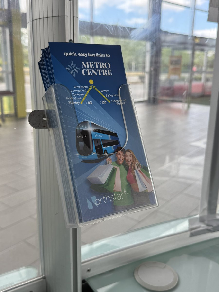 Northstar Bus & Coach (@northstarbuses) on Twitter photo ๐คฉ๐ METROCENTRE EXPRESS ๐๐คฉ
Thanks to our friends <a href="/_Metrocentre/">Metrocentre</a>, weโve been able to put up some new posters to help us promote our new express routes.
โฐ Printed leaflets available at the Metrocentre Interchange
๐ฃ Spread the word! The new services start running from 21 July ๐คฉ๐ METROCENTRE EXPRESS ๐๐คฉ
Thanks to our friends <a href="/_Metrocentre/">Metrocentre</a>, weโve been able to put up some new posters to help us promote our new express routes.
โฐ Printed leaflets available at the Metrocentre Interchange
๐ฃ Spread the word! The new services start running from 21 July