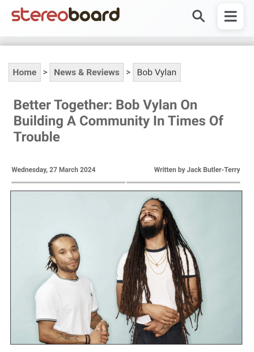 JXT_Writes's tweet photo. Feels like a good time to reshare this interview I did with Bob Vylan...

Link in the comments. https://t.co/0bnH8x4S9J
