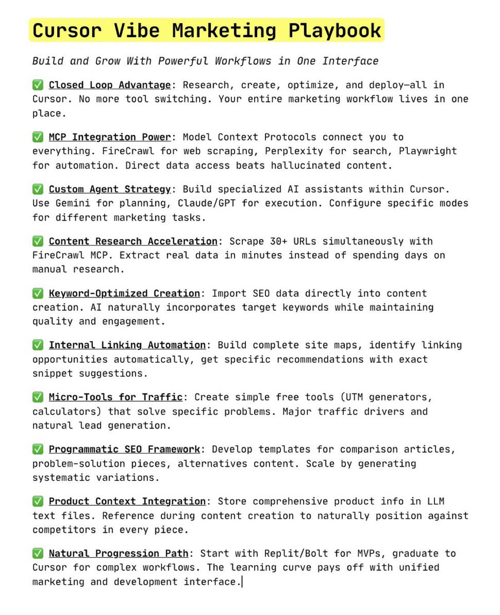 Cursor unlocks building and growing in one interface