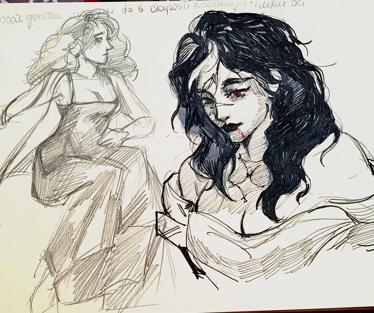 tasneff89536's tweet image. Sketches I made today