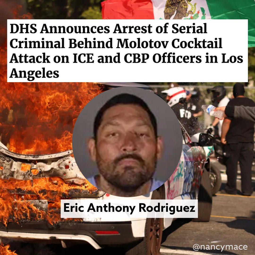 Nancy Mace (@nancymace) on Twitter photo Career criminals have no place on our streets. Thank you, <a href="/DHSgov/">Homeland Security</a>, for stepping up. We will always fight for law and order. Career criminals have no place on our streets. Thank you, <a href="/DHSgov/">Homeland Security</a>, for stepping up. We will always fight for law and order.