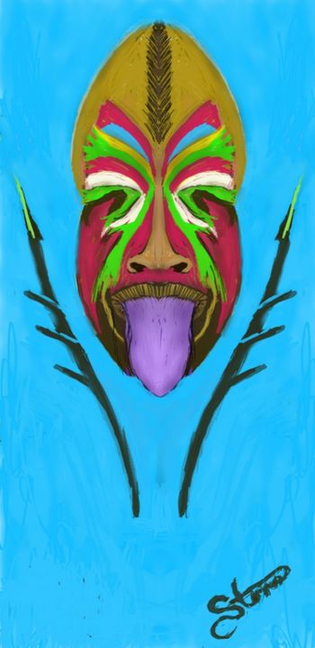 Art of the Day: "Ethnic change". Buy at: ArtPal.com/Dbombnet?i=156…