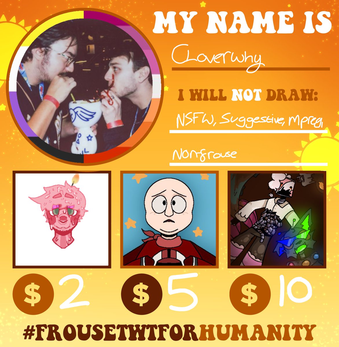 TheGoonsInSpace's tweet image. !! Excited to help out on this project !! :D
#FrouseTwtforHumanity #forhumanity
