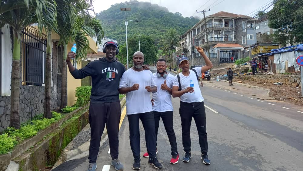 mopwos's tweet photo. 17 miles. From Fourah Bay College to Leicester Peak.  
Today’s #FathersForLife practice session wasn’t just a climb—it was a statement.  
We walk to raise awareness of every father’s role in child survival &amp; well-being.  

#PurposefulFatherhood #Session4 https://t.co/gEkI2INOhl