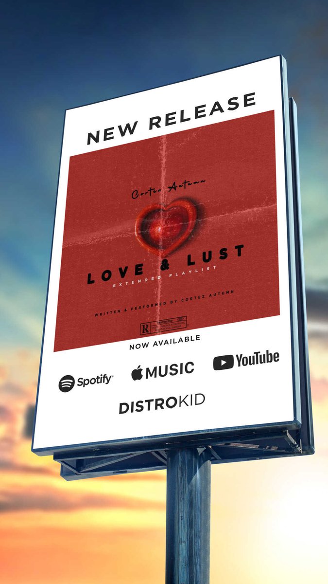 🚨 OUT NOW ON SPOTIFY 🚨
LOVE AND LUST – the full experience.
This one’s for the deep lovers, the broken hearts, the late night thinkers 💔💜

🎧 Stream it here:
open.spotify.com/album/1Em9kxpv…

Run it up, save it, share it. Let me know what track hits you hardest.

<a href="/DistroKid/">DistroKid</a>  <a href="/Spotify/">Spotify</a>
