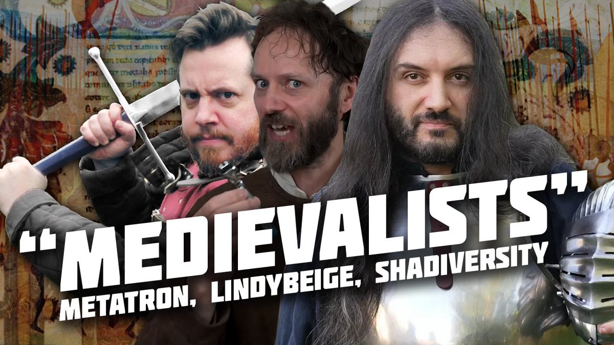 PunishedFredda's tweet image. New video!
Youtube "Medievalists" are Weird: Metatron, Lindybeige, Shadiversity.
Out now!
youtube.com/watch?v=O9KD3X…