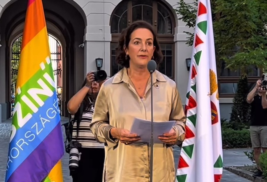 KAFKA_Dev's tweet photo. Halsema liet vreedzame demonstranten in elkaar meppen maar komt wel deugen op een VERBODEN lgbtq-pride in Hongarije!
Halsema moet OPGEPAKT &amp; VASTGEZET worden! 

Doe een ❤️ &amp; RT als je het eens bent! https://t.co/kFFtQpWWlF