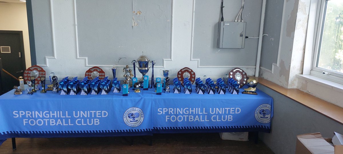 All ready to go here <a href="/MSASC1/">Meridian sports and social club.</a> for the club annual presentation. Thank you to <a href="/SupremeEngraver/">Supreme Trophies</a> for the excellent supply of awards