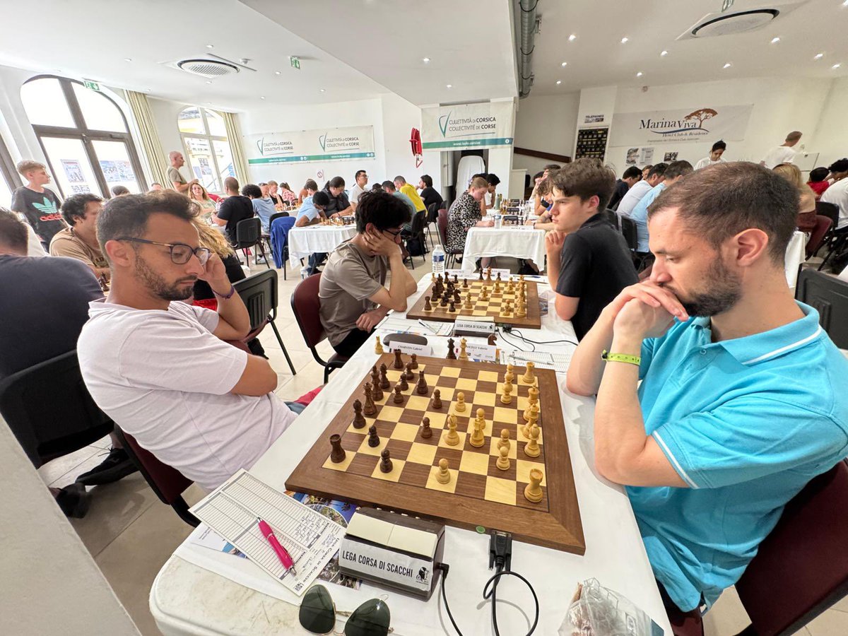 🎉 C’est parti pour le 10e Open International de Marina Viva à Porticcio ! ♟️

Du 28 juin au 4 juillet, plus de 200 joueuses et joueurs s’affrontent dans 3 opens au cœur de l’Hôtel Club Marina Viva 🌴
👉 Les liens sont disponibles sur notre site dédié : corsicancircuit.com