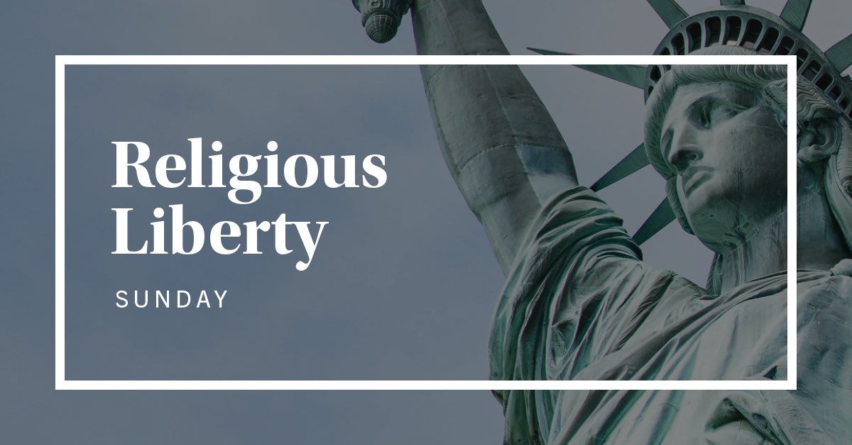 Baptists’ unwavering commitment to religious liberty has been a defining feature of our history and identity.

Join churches across our convention as we commemorate Religious Liberty Sunday on July 6: erlc.com/resource/relig…