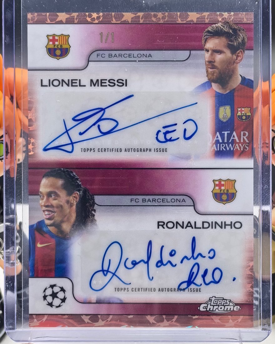 Crazy 1/1 Chrome Dual Auto 😮🔥

Just listed for sale on CardHobby!