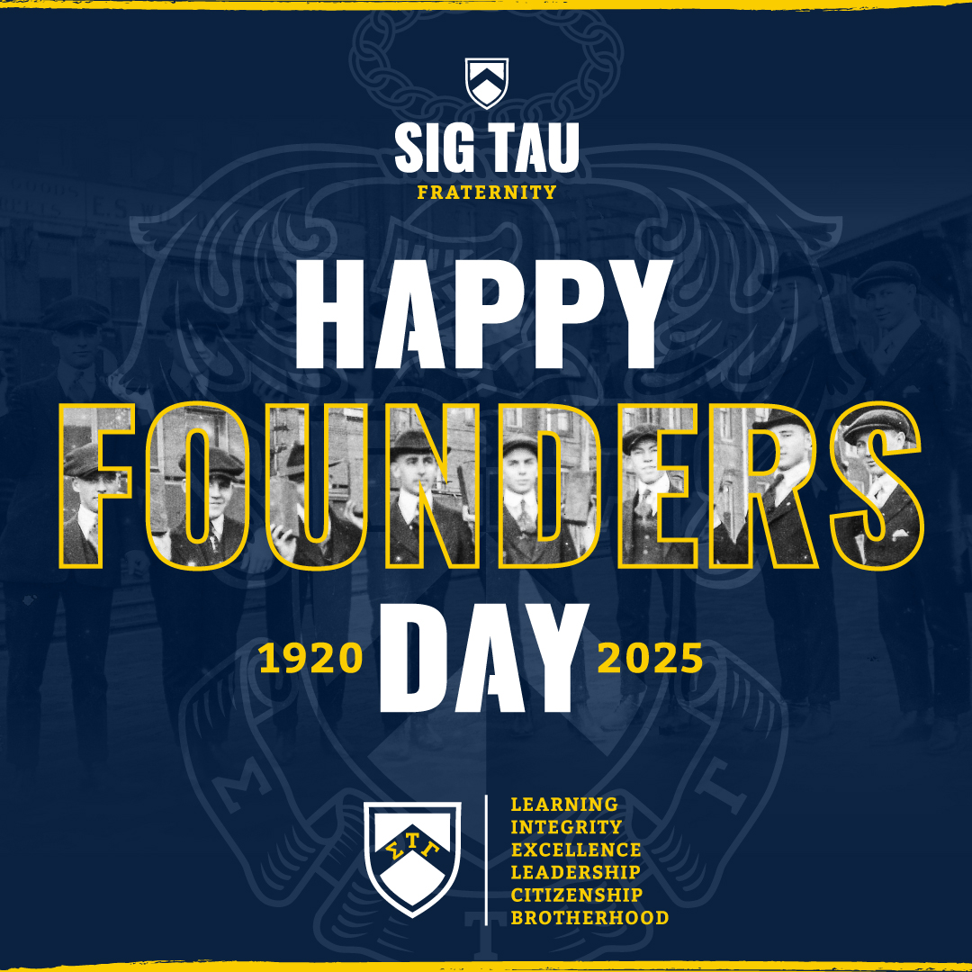 SigmaTauGamma's tweet photo. ๐ Happy Founders Day! On June 28, 1920, Sigma Tau Gamma was founded by 17 men in Warrensburg, Missouriโbeginning a path of Brotherhood. Today, we celebrate 105 years and the men who paved the way so each of us could share in this noble journey. #FoundersDay #NobleMen #Since1920 https://t.co/PgPY0vvSpe