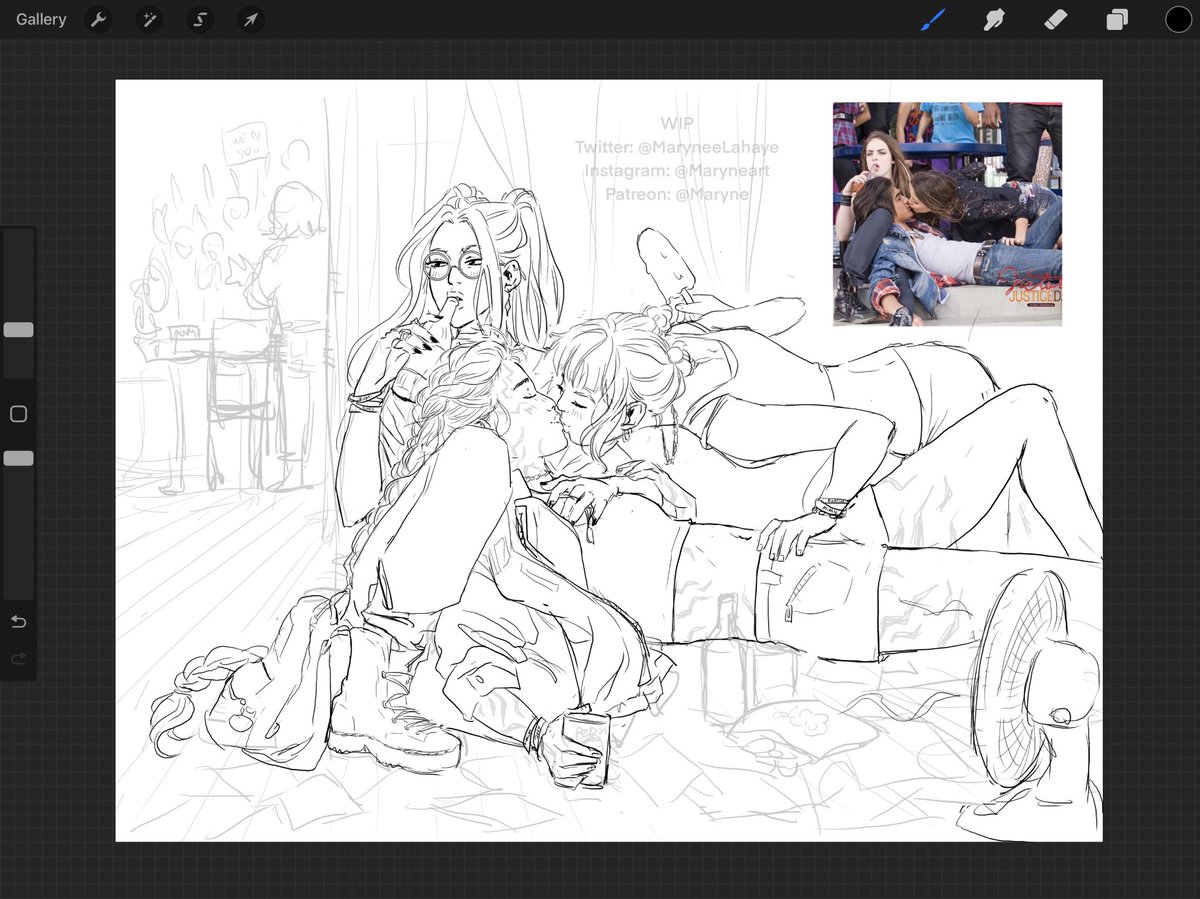 MaryneeLahaye's tweet photo. (WIP) great use of my day off tbh #KPOPDEMONHUNTERS #polytrix https://t.co/0x4U4MOQwl