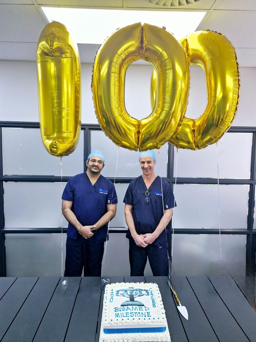 100 Robotic Surgeries &amp; Counting - A proud day at Busamed Gateway Private Hospital as we celebrate 100 successful cases using the Da Vinci VI Surgical System. Innovation, care, and excellence, all in one incredible milestone. #Busamed