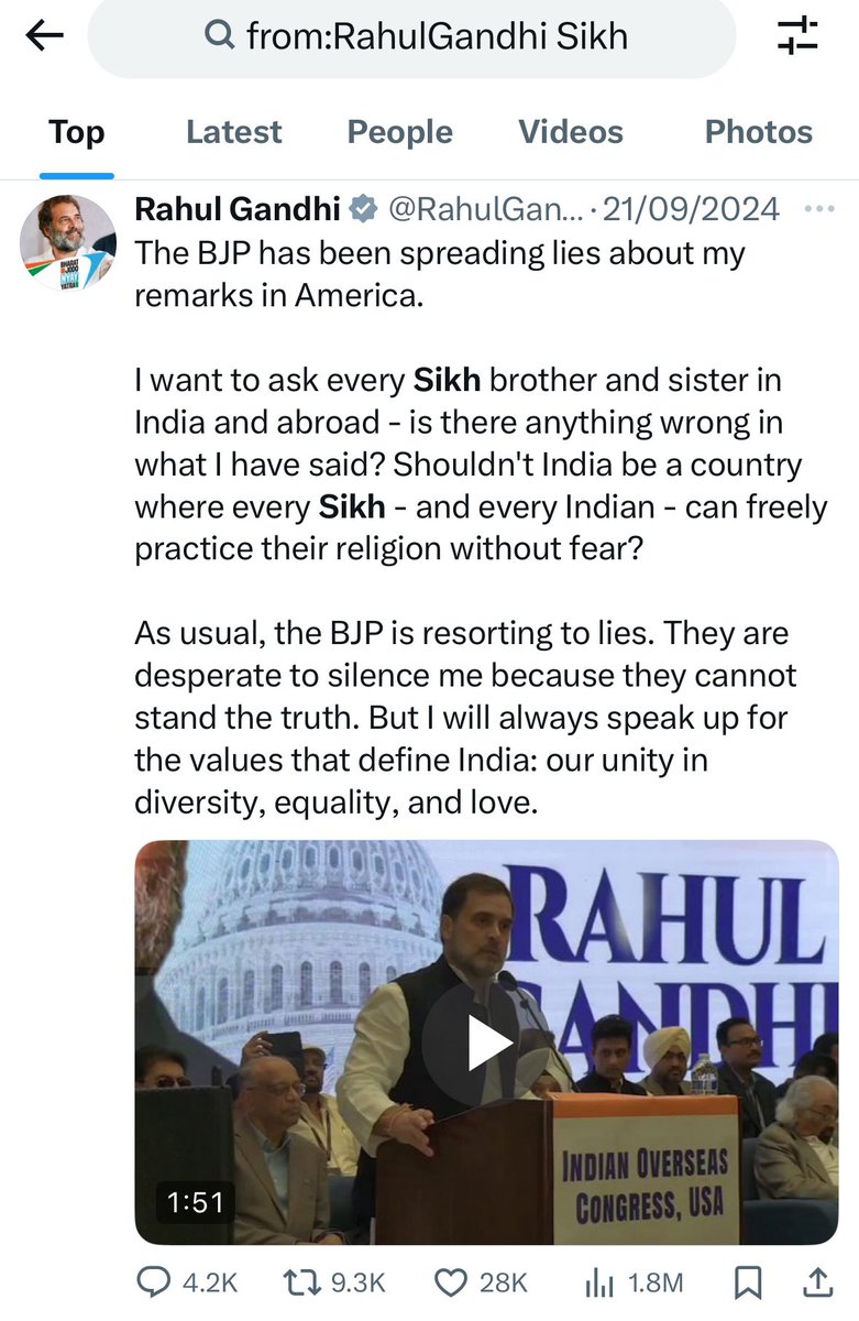 _VISHAL_S's tweet photo. Tweets by @RahulGandhi stating a religious minority since 2015 -
Christian - 2
Christians - 3
ईसाइ - 3
ईसाइयों - 0
Muslim - 3
Muslims - 3
मुस्लिम - 1
मुसलमान - 5
मुसलमानो - 0
Sikh - 1
सिख - 5
सिखों - 2
Should the people worship him as he did a favour by walking 4K km? @amitmehra https://t.co/468j3P1Mzl