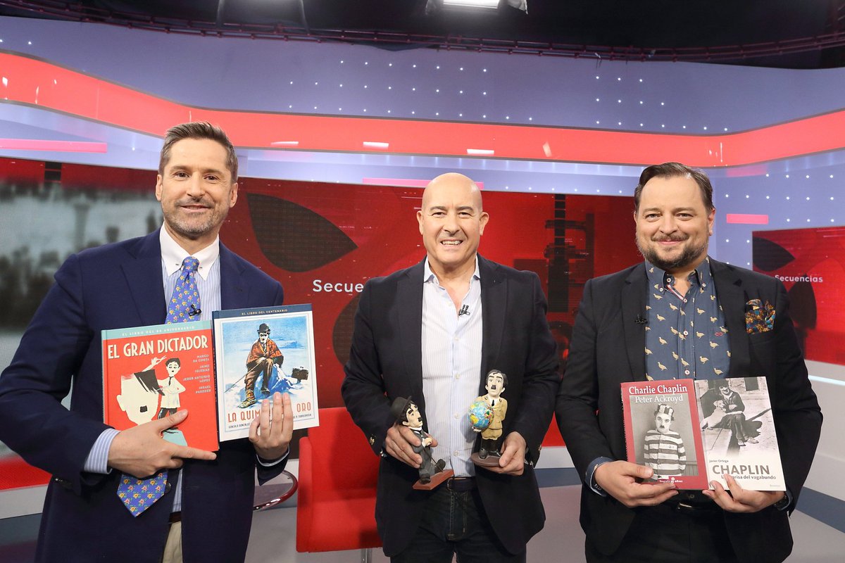 En #SECUENCIAS24 esta noche homenajeamos al genial Sir Charles Chaplin, con motivo del centenario de una de sus obras maestras, LA QUIMERA DEL ORO. Como siempre, me acompañan <a href="/dfarranz/">David Felipe Arranz</a> y <a href="/Notorious_Ed/">Notorious Ediciones</a> .

🗓️ Sábados
🕦 23:25h
📺 #Canal24Horas <a href="/rtvenoticias/">RTVE Noticias</a>