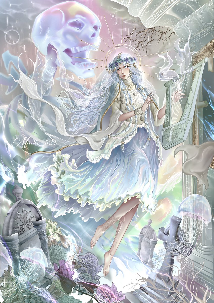 Done painting🪼
#Revenant #ELDENRINGNIGHTREIN