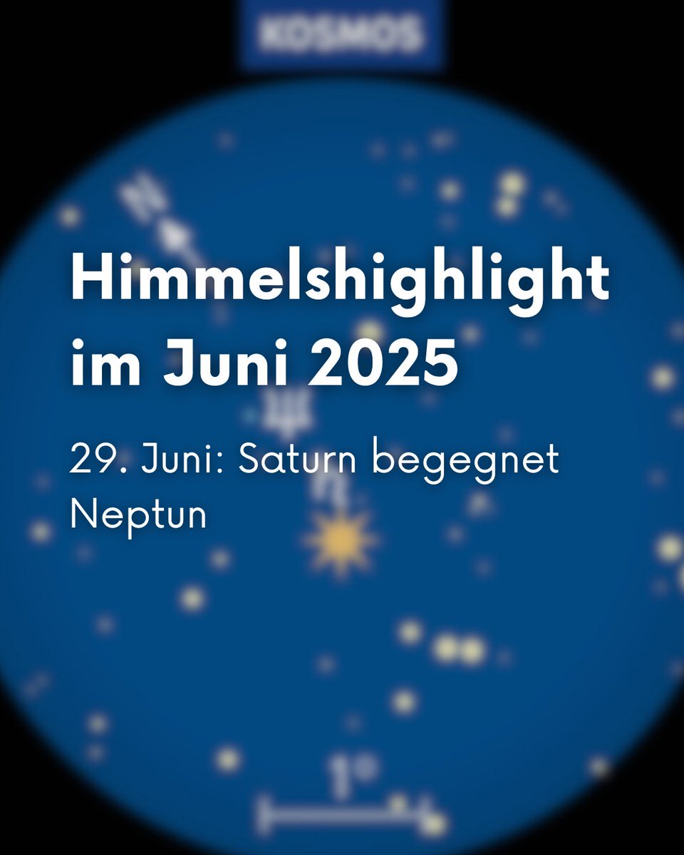 2025 verlaufen die Bahnen der Planeten Saturn und Neptun am Himmel nahezu parallel. Dadurch kommt es zu nahen Begegnungen der beiden Planeten, so zum Beispiel morgen in der Früh. Wie ihr die beiden Gestirne sehen könnt, erfahrt ihr unter shorturl.at/INEYy #himmelsjahr