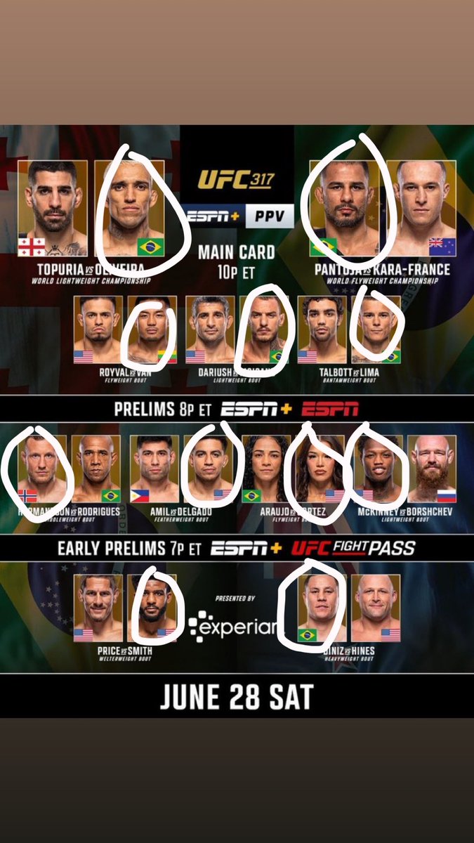AldoRaineReal's tweet photo. HERE THEY ARE!
#ufc317 picks are in.
$100 for someone who likes and follows when we hit huge tonight.
@ufc @MMAFighting #ufc #USA #iKnowBall #MaryKateCornett #Trump #runthedamnball #subabove @jerseymikes https://t.co/XAwnuNk0Y9