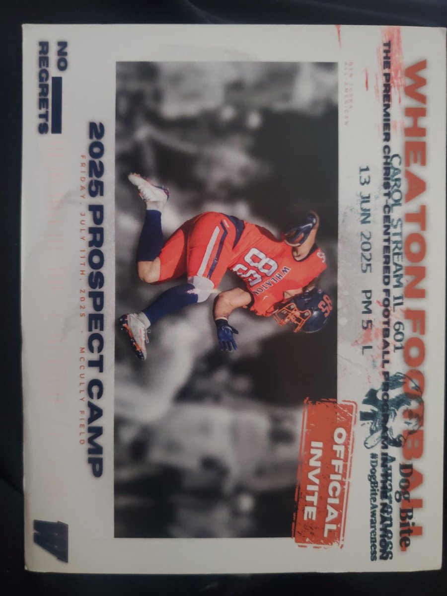 WilliamFieldss's tweet image. Thank you @WheatonFB for the invite to camp💪✝️

@DrStevenWright @BillLiedy @CoachDrew__