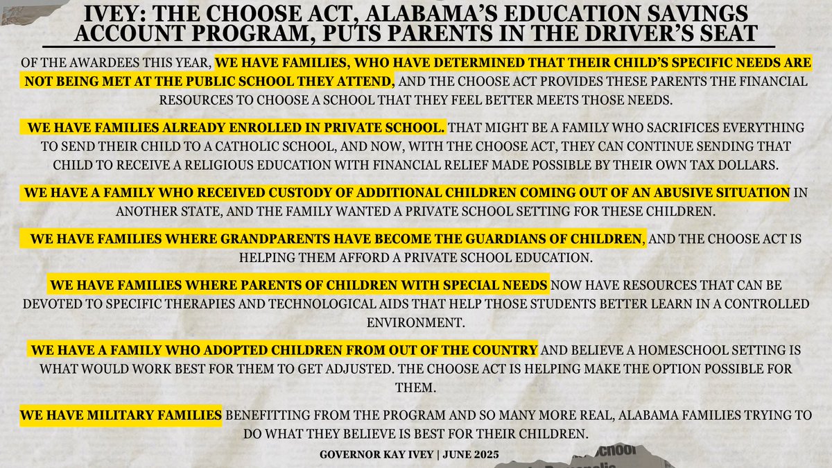 Governor Kay Ivey tweet media