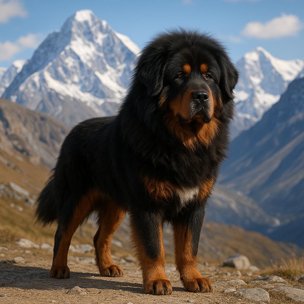 Blog044's tweet image. The Tibetan Mastiff: ancient Molosser giant, born to guard flocks in the Himalayas, now a devoted family protector 🐶🏔️ More: 044.eu/tibetan-mastif… #TibetanMastiff #DogBreeds #GuardianDog