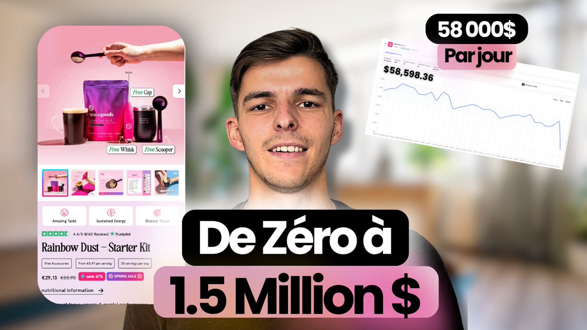 sebastienLRS1's tweet image. 🧨 De 0 à 1,5M$/ mois : comment créer une marque e-commerce à succès en partant du dropshipping ?

Je t&apos;explique une stratégie simple, actionnable et sans gros budget de départ

👉 RT + commente « BRAND » pour recevoir la vidéo (N’oublie pas de me suivre pour que je puisse te DM)