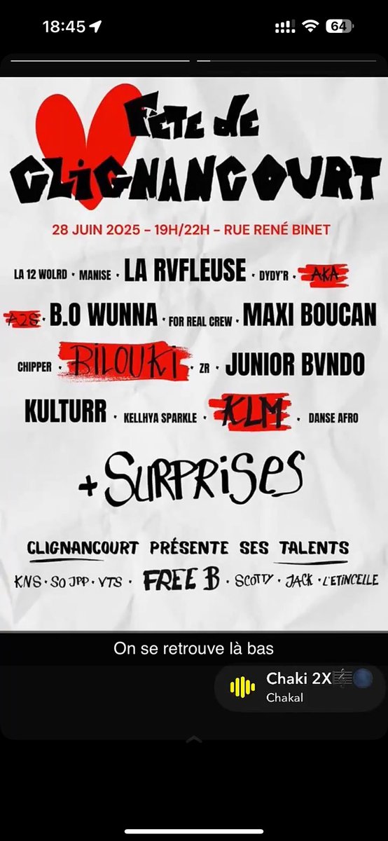 DydyrTcd's tweet photo. On se retrouve à 20h15 à Clignancourt pour mon passage la big Famille #TCD https://t.co/a3YNaIOYib