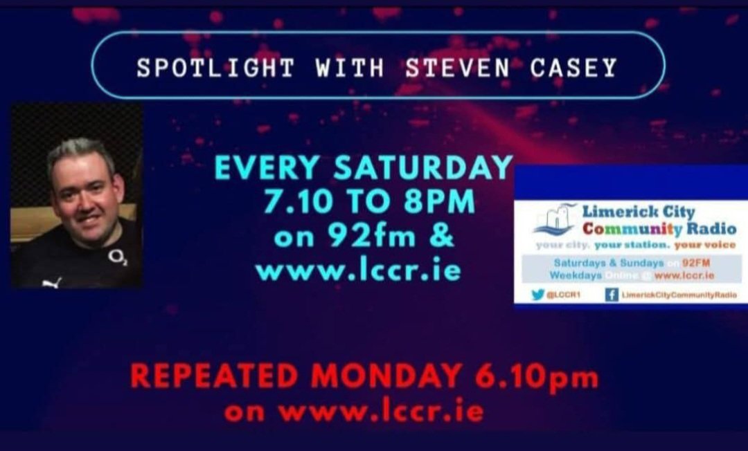 Steve Casey 🏑♿️🏆🥇🎙📻 (@leglesstweets) on Twitter photo On this evening's show
<a href="/Amandacounsel/">Amanda's Counselling</a> facilitates Shine Mental Health Peer Support Group every Tuesday in <a href="/HuntMuseum/">The Hunt Museum</a> from 2-3.30pm.
Latest news from <a href="/DochasAutism/">Dóchas</a> Makers Room Cafe #Limerick
+ a brief look at an alternative report on the #UNCRPD . On this evening's show
<a href="/Amandacounsel/">Amanda's Counselling</a> facilitates Shine Mental Health Peer Support Group every Tuesday in <a href="/HuntMuseum/">The Hunt Museum</a> from 2-3.30pm.
Latest news from <a href="/DochasAutism/">Dóchas</a> Makers Room Cafe #Limerick
+ a brief look at an alternative report on the #UNCRPD .