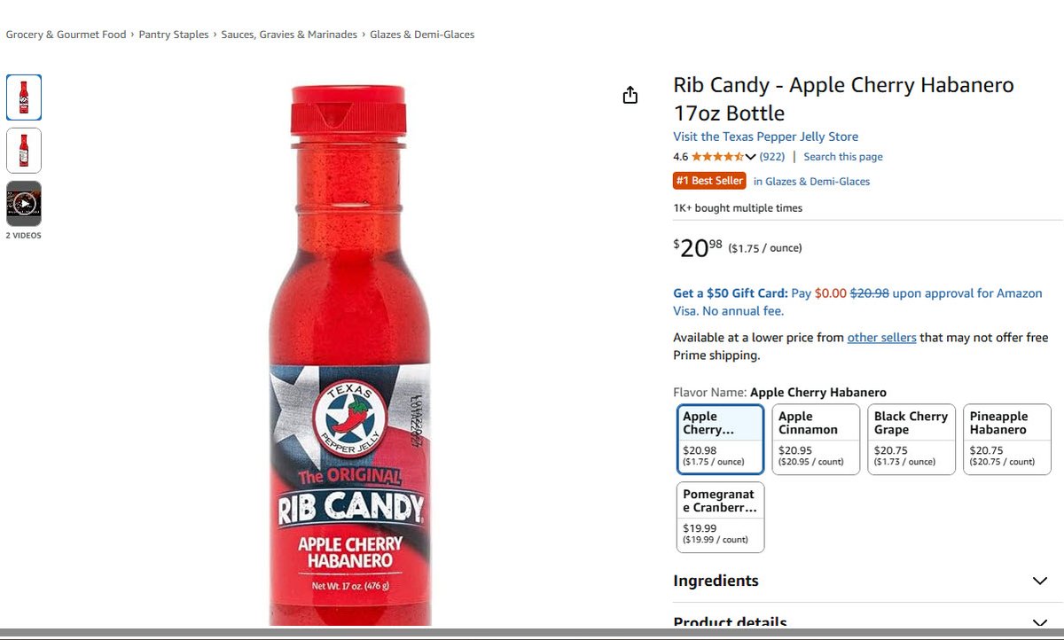You know it's gonna be a good day when you see your product as the #1 best seller in its category on <a href="/amazon/">Amazon</a>!
#texaspepperjelly #RIBCandy #applecherry #AmazonMustHaves #amazontopsellers