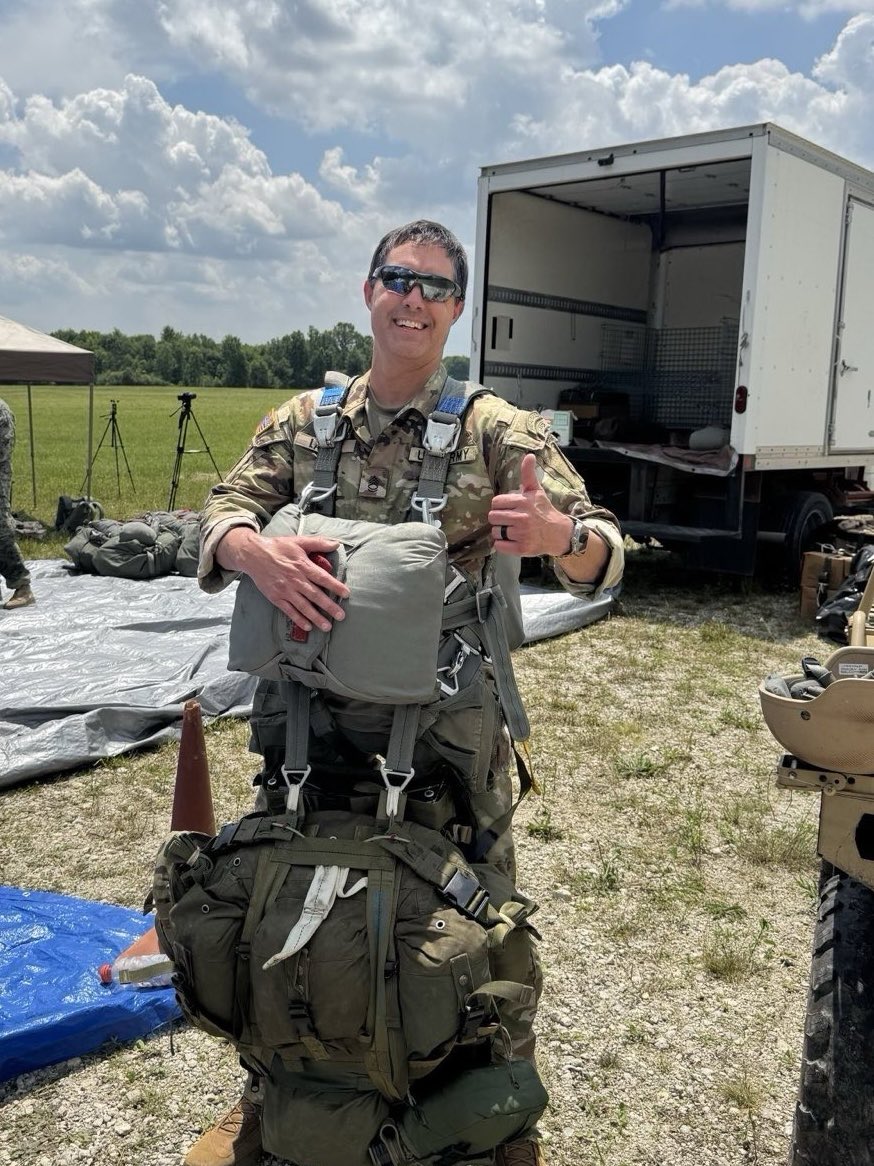 Every now and then I get to be Sergeant  LaRose instead of Secretary LaRose. Great to be back out with my brothers, it’s a blessing to serve! 🇺🇸