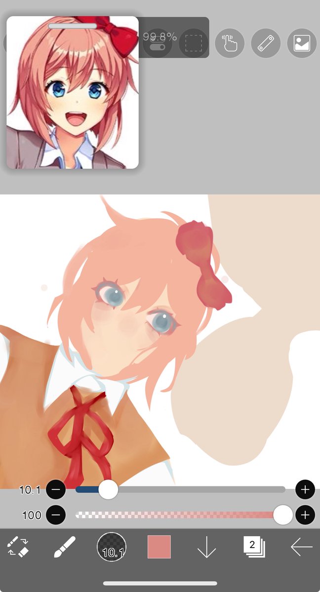 sayori  wip  if  anyone  cares  (＞人＜;)
