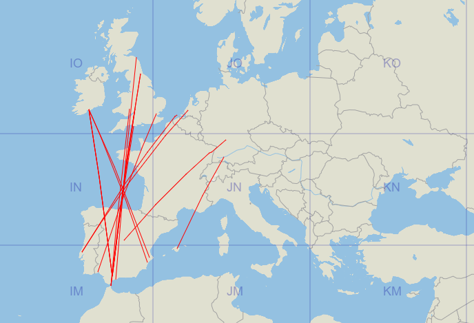 DXMAPS's tweet photo. The animated maps of the 2m Sporadic-E events in Europe on June 23rd and 24th are available at https://t.co/VbjyrqYIZn

Non-animated maps are also available at https://t.co/i6TV3vzxUY

#SporadicE #vhf #2mband #144Mhz https://t.co/wHrPgKCSw1