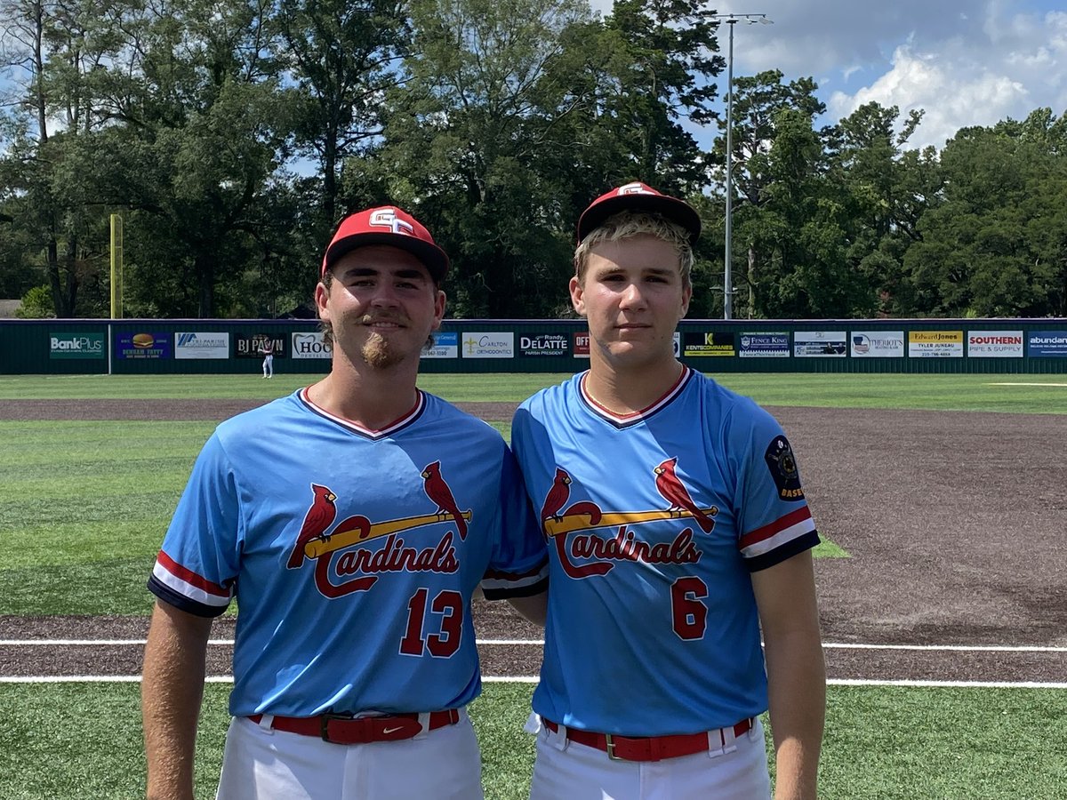 Gibbs Construction Cardinals (@gccardinals) on Twitter photo That’s a Walk Off Winner! Cardinals (17-1) win 5-4 against UBO Central at Denham Springs!
Tied at 4, <a href="/Luca_Salt9/">Luca Saltaformaggio</a> (Holy Cross) drives in <a href="/Will_A11/">William Andrade</a> (Holy Cross) with the winning run in the bottom of the last.
Top Performers
At the plate
<a href="/ryan_gregson2/">Ryan Gregson</a> (Hahnville) 2-2 Run That’s a Walk Off Winner! Cardinals (17-1) win 5-4 against UBO Central at Denham Springs!
Tied at 4, <a href="/Luca_Salt9/">Luca Saltaformaggio</a> (Holy Cross) drives in <a href="/Will_A11/">William Andrade</a> (Holy Cross) with the winning run in the bottom of the last.
Top Performers
At the plate
<a href="/ryan_gregson2/">Ryan Gregson</a> (Hahnville) 2-2 Run
