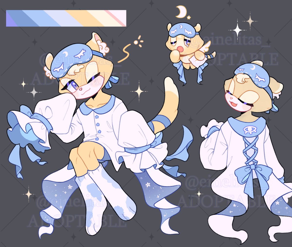 einelitas_'s tweet image. Slumbering Cat Adoptable !!🌙💤

auction below 🔽
#sonicadopts
