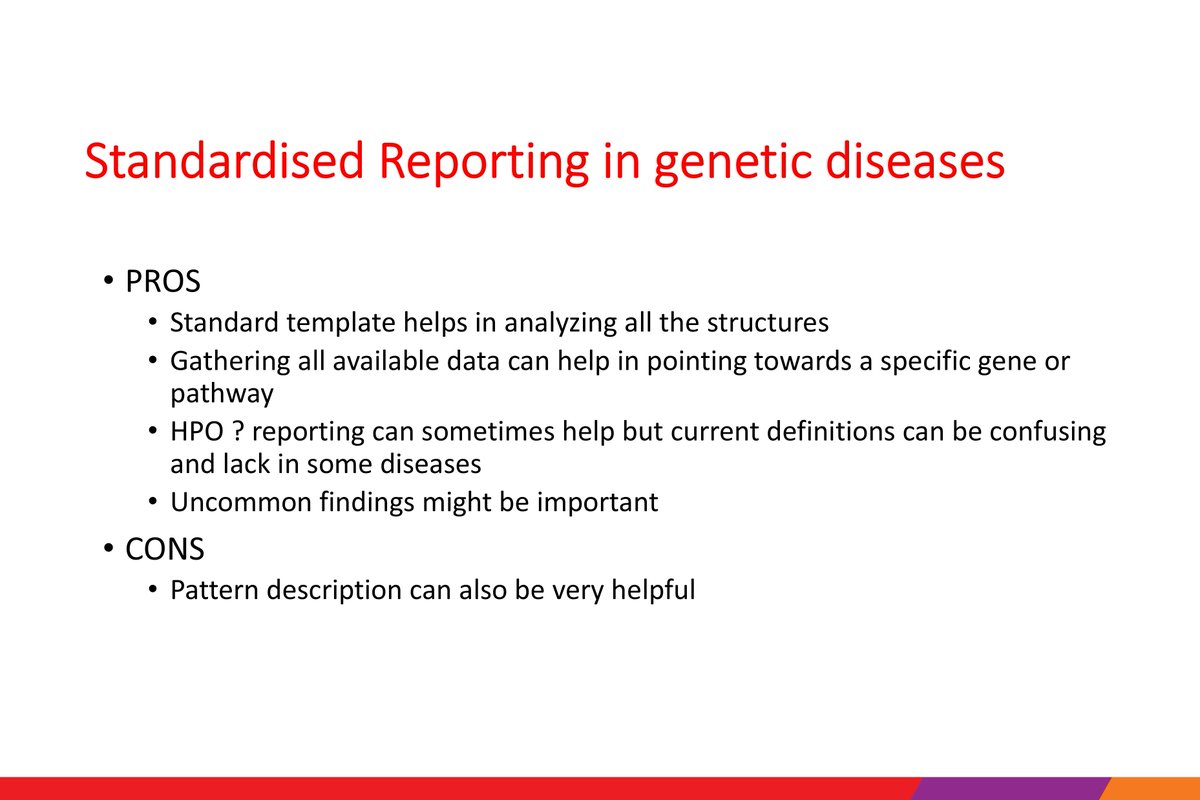 IPNTN: The conversation continues from across the globe! 🌍 Dr. Jordi Muchart López from SJD Barcelona Children's Hospital with a great discussion on standardized reporting in genetic diseases! 

💡PROS:  Standard template helps in analyzing all the structures. Gathering all