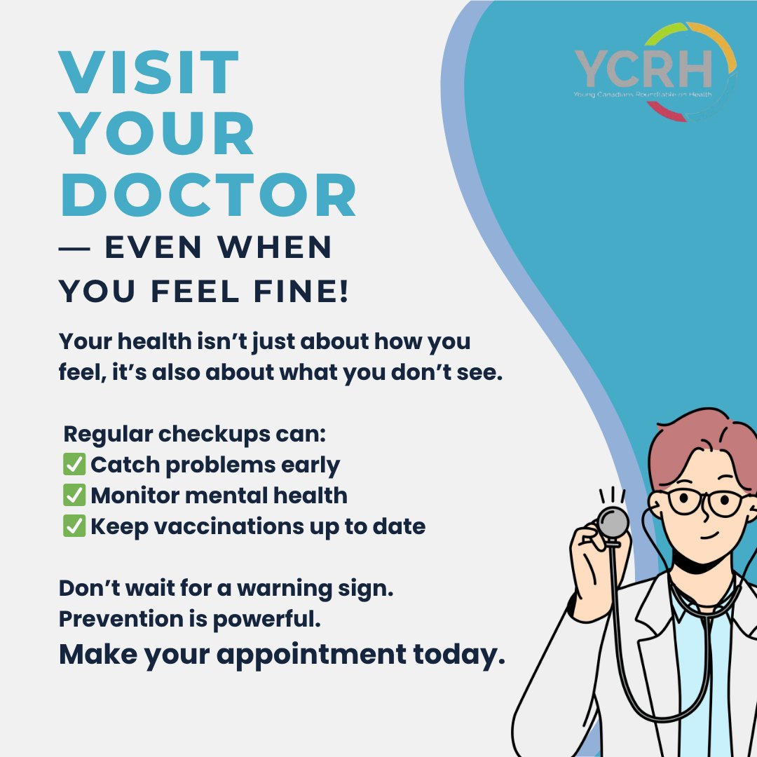 THEYCRH's tweet photo. When’s the last time you had a checkup? 📅 Pro tip: Schedule your next visit now and set a reminder in your calendar.

#PreventiveCare #VisitYourDoctor #HealthCheck #YourHealthMatters https://t.co/qWYdvDykTW